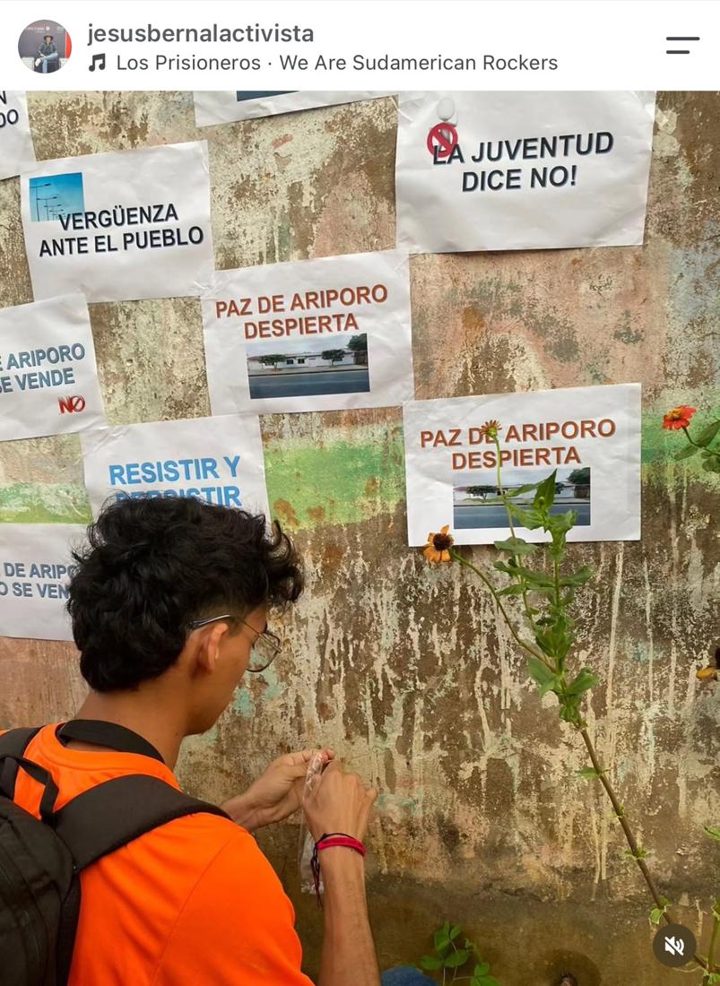 Carteles en Paz de Ariporo